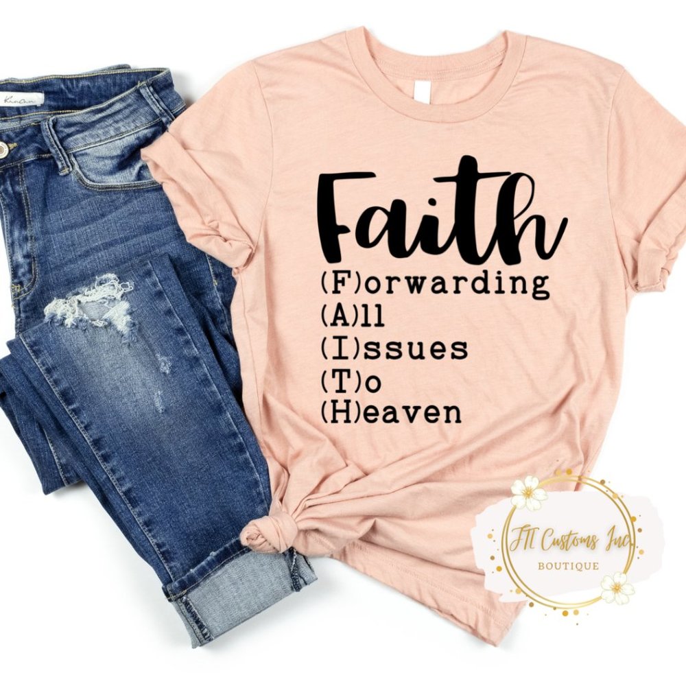F.A.I.T.H Message Tee - Picture 4 of 5